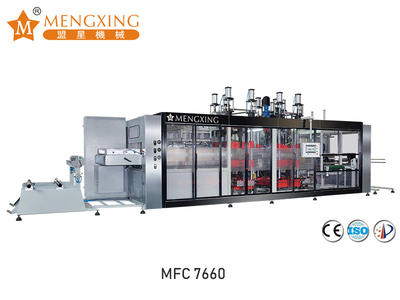 Fully-auto vacuum pressure forming machine 3 station MFC7660