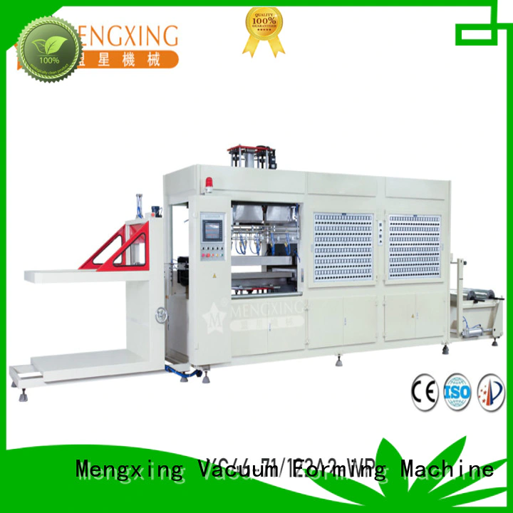 pp vacuum forming machine plastic container making lunch box production Mengxing