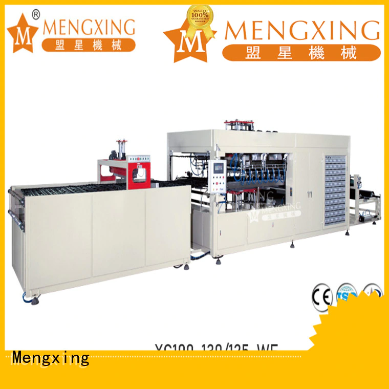 Mengxing top selling vacuum molding machine plastic container making lunch box production