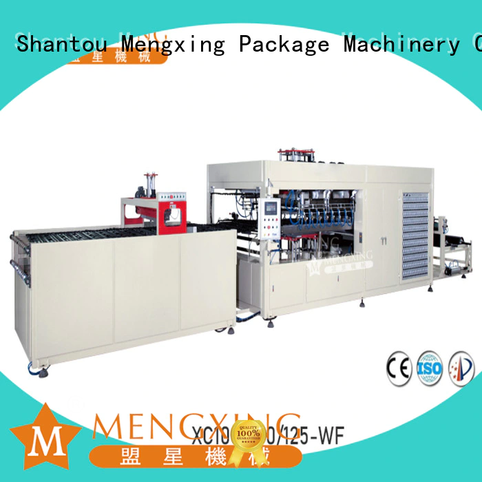 top selling plastic vacuum forming machine plastic container making lunch box production