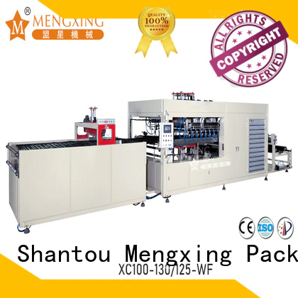 Mengxing custom large vacuum forming machine plastic container making best factory supply