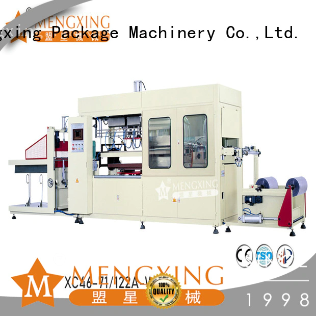 Mengxing top selling plastic vacuum forming machine plastic container making best factory supply
