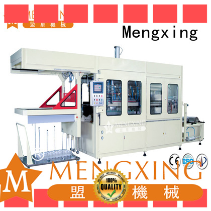 Mengxing oem pp vacuum forming machine plastic container making easy operation