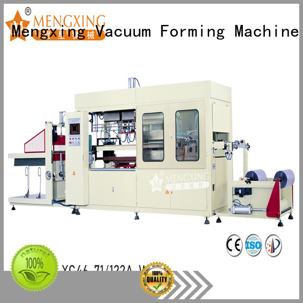 Mengxing vacuum forming machine plastic container making lunch box production