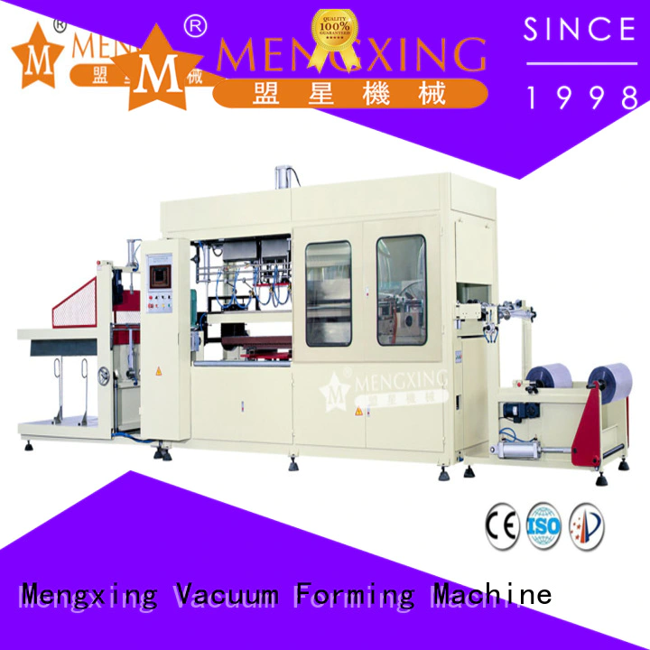 Mengxing top selling pp vacuum forming machine plastic container making easy operation