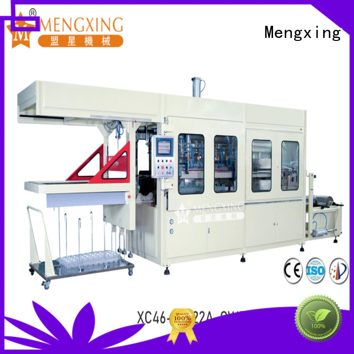 Mengxing top selling vacuum forming machine for sale plastic container making lunch box production