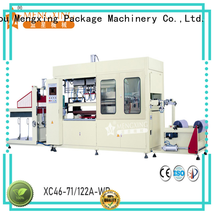 Mengxing custom vacuum forming machine plastic container making lunch box production