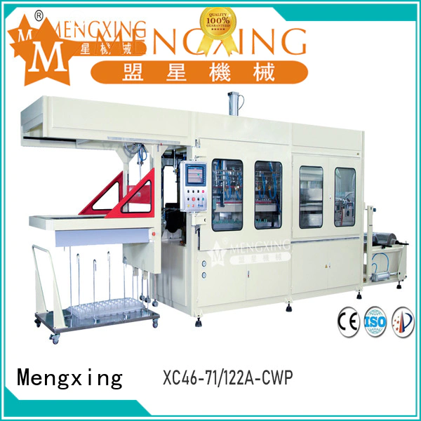 Mengxing vacuum forming machine for sale plastic container making lunch box production