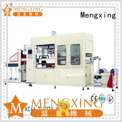 Mengxing fully auto plastic vacuum forming machine plastic container making easy operation