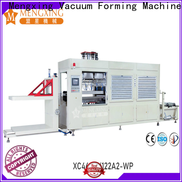 Mengxing fully auto pp vacuum forming machine industrial lunch box production