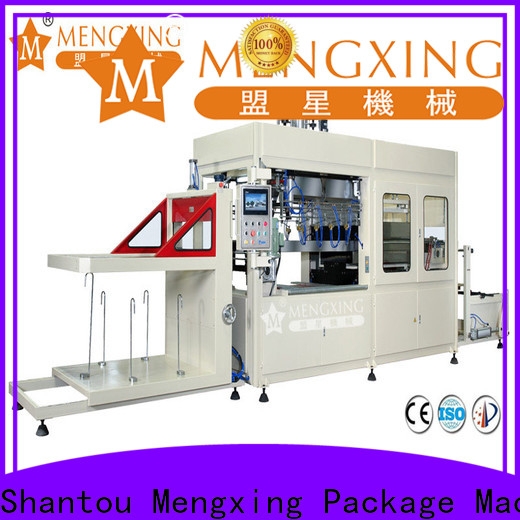 Mengxing plastic vacuum forming machine plastic container making lunch box production