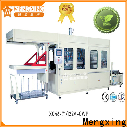 Mengxing pp vacuum forming machine plastic container making lunch box production