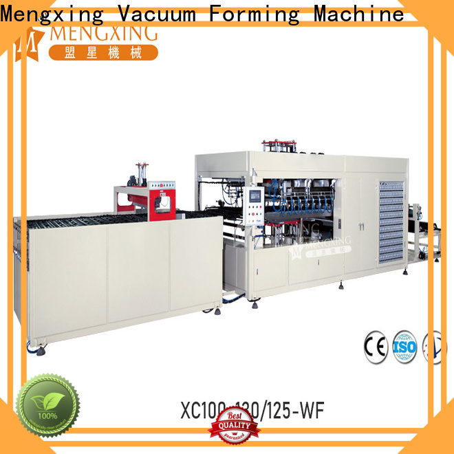 Mengxing oem vacuum forming machine plastic container making lunch box production