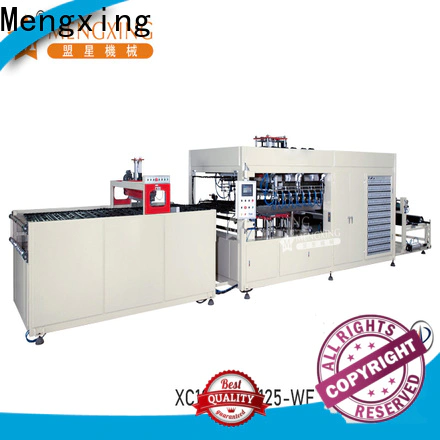 Mengxing plastic vacuum forming machine plastic container making lunch box production