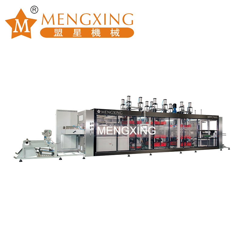Maximum production output with minimum waste thermoforming machines