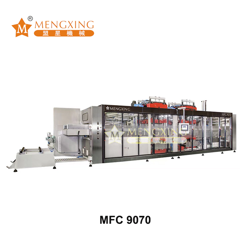 MFC9070 Servo Automatic 3 stations Pressure Thermoforming Machine